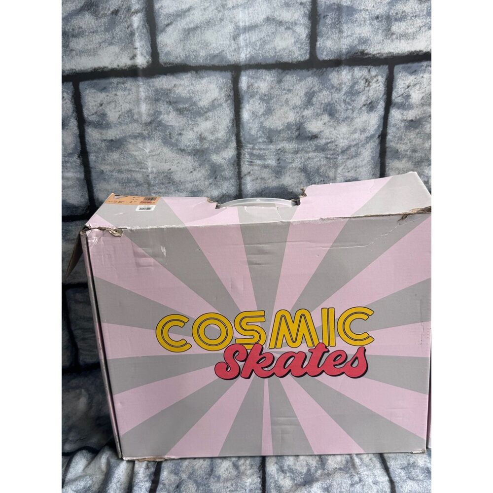 COSMIC SKATES QUAD ROLLER SKATE - Bubblegum Pink - WOMEN'S SIZE 7 - Open Box NEW
